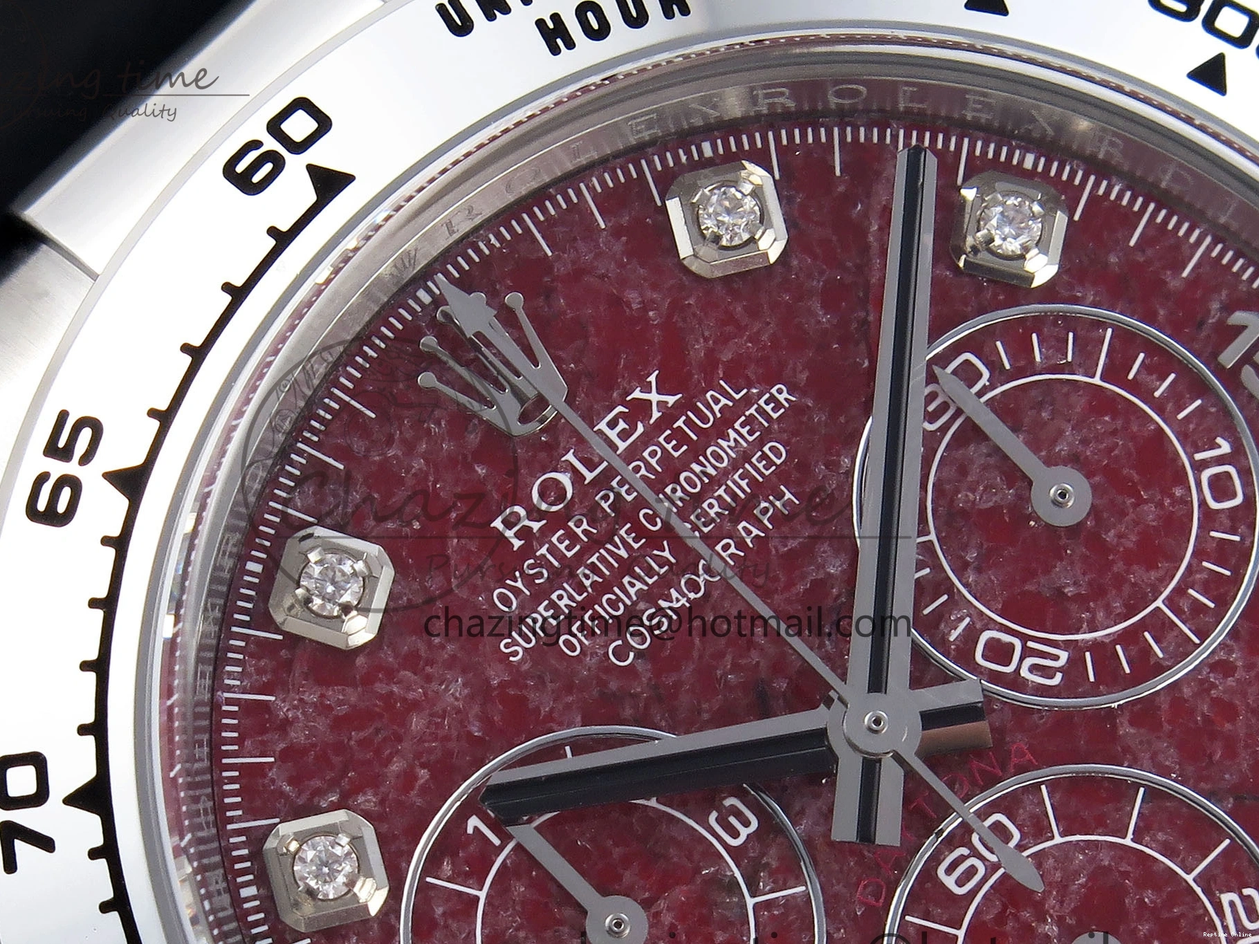 0225 SunProtective Daytona 116519 Clean 1:1 Best Edition 904L SS Case and Bracelet Red Sodalite Dial on Oysterflex SA4130 V 1852